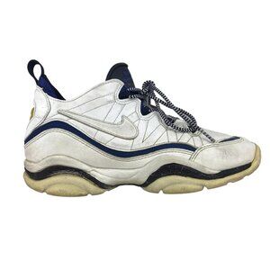 Nike Womens White Blue Air‎ 940103 Lace Up Athletic Training Shoes Size US 10